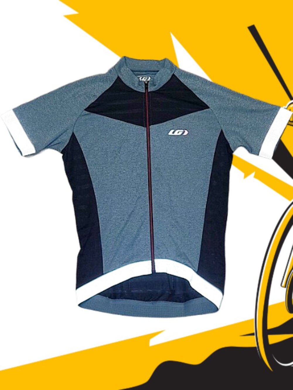 Louis Garneau IceFit 2 Men's Cycling Jersey, Size M, Blue